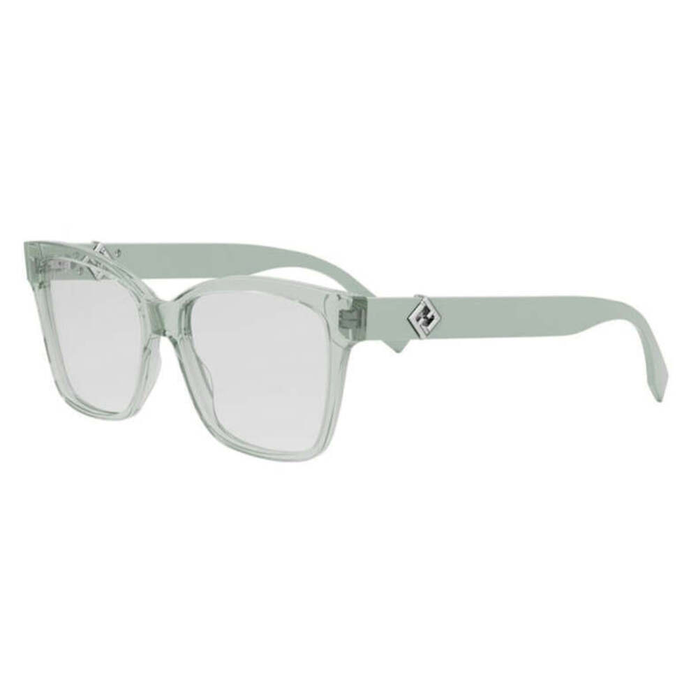 Fendi FE50117F Eyeglasses Green Acetate/Metal Square